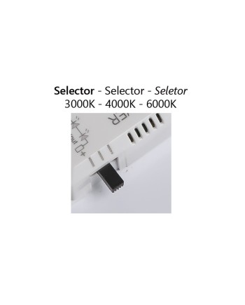 PLAFON LED KAI BLANCO 40CM LED 48W 3000/4000/6000K
