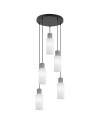 COLGANTE 5L KILIAN BLANCO/GRIS 5 X 60W E-27