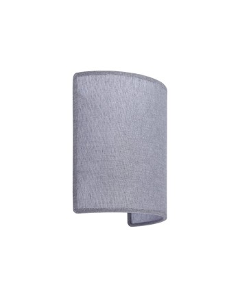 APLIQUE LARINO GRIS 1 X 60W E-27