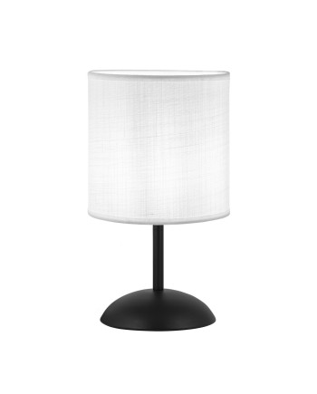 SOBREMESA LARINO BLANCO/NEGRO 1 X 60W E-27