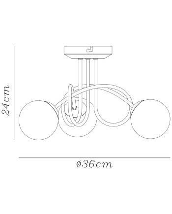 PLAFON 3L MIGOS LATON 3 X 28 G-9