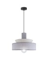 COLGANTE MOHANA BEIG/GRIS 1 X 60W E-27
