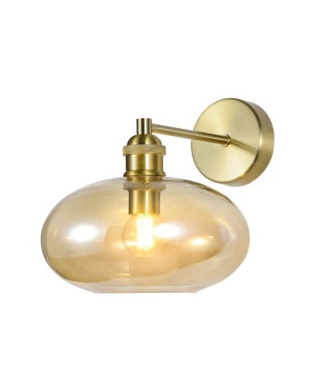 APLIQUE MOSSI LATÓN - AMBAR 1 X 40W E-14