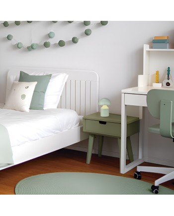 SOBREMESA NOMO VERDE LED - BATERIA RECARGABLE