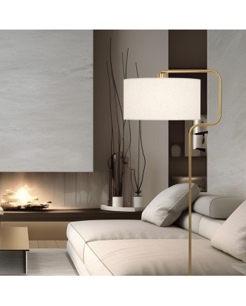 PIE SALON OLFO LATÓN-BEIG 1 X 60W E-27