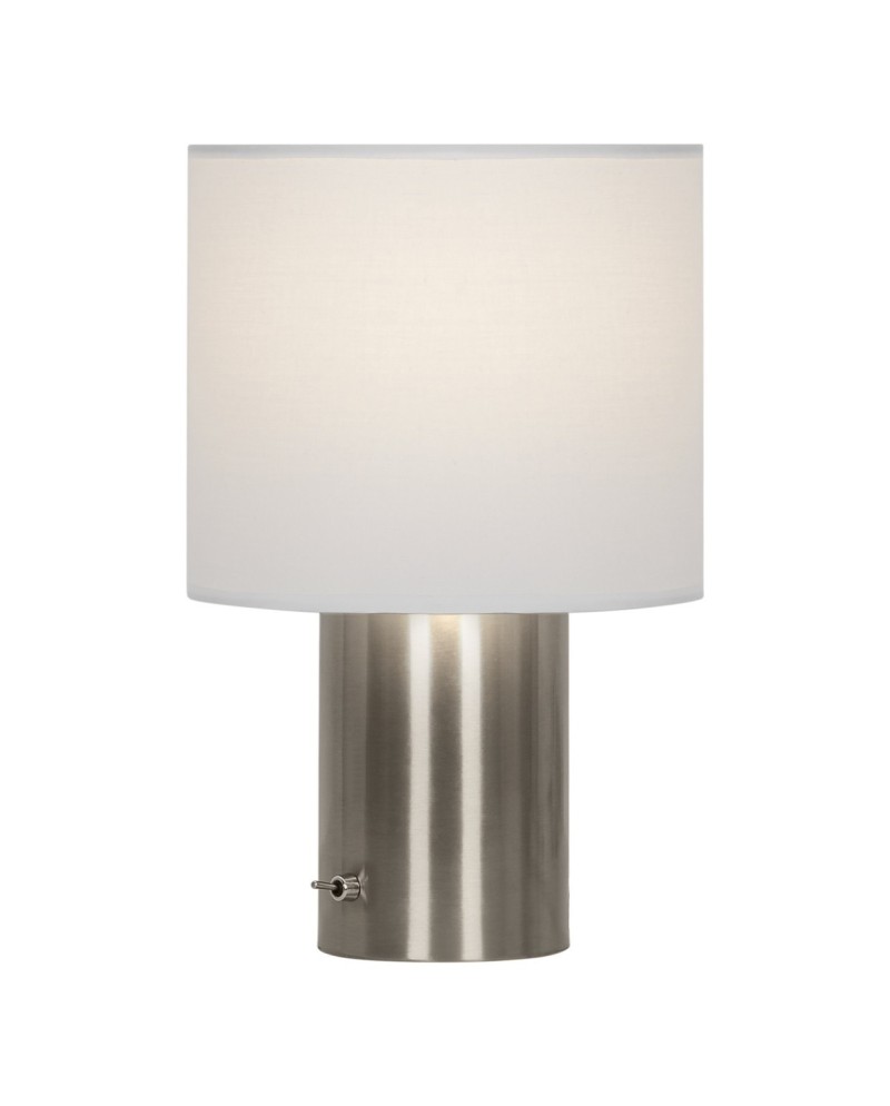 SOBREMESA ORIA NIQUEL SATINADO 1 X 60W E-27