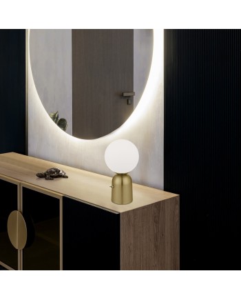 SOBREMESA PARMA LATÓN 1 X 40W E-14