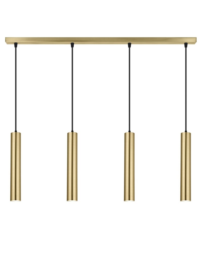 REGLETA 4L. ANTIA LATÓN 4 X 40W GU-10