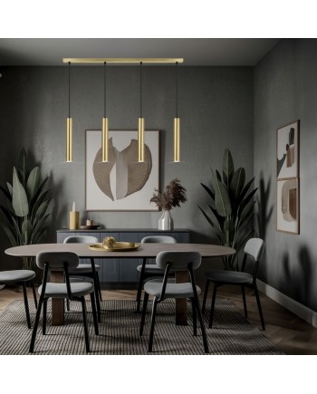 REGLETA 4L. ANTIA LATÓN 4 X 40W GU-10