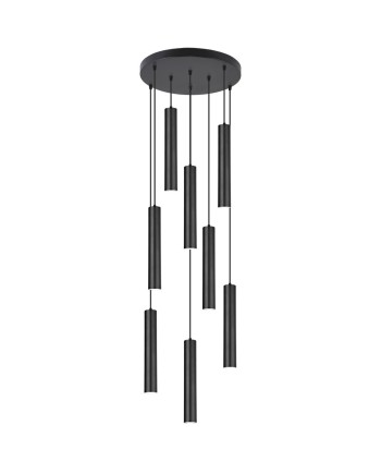 COLGANTE 8L. ANTIA NEGRO 8 X 40W GU-10