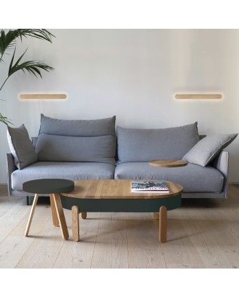 APLIQUE LED RINO NEGRO-MADERA LED 15W 3000K