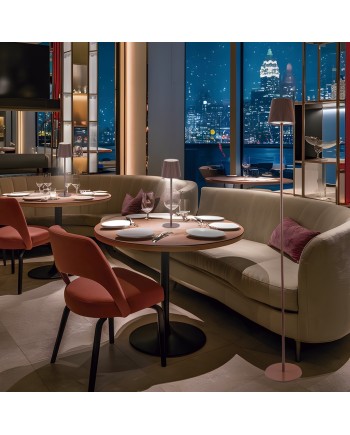 SOBREMESA-PIE SUNSET MARRON LED 5W - BATERIA RECARGABLE