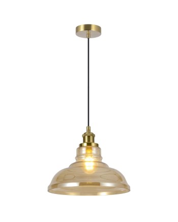 COLGANTE UMBRIA LATÓN - AMBAR 1 X 60W E-27