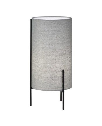 SOBREMESA VIRGIL GRIS/NEGRO 1 X 40W E-14