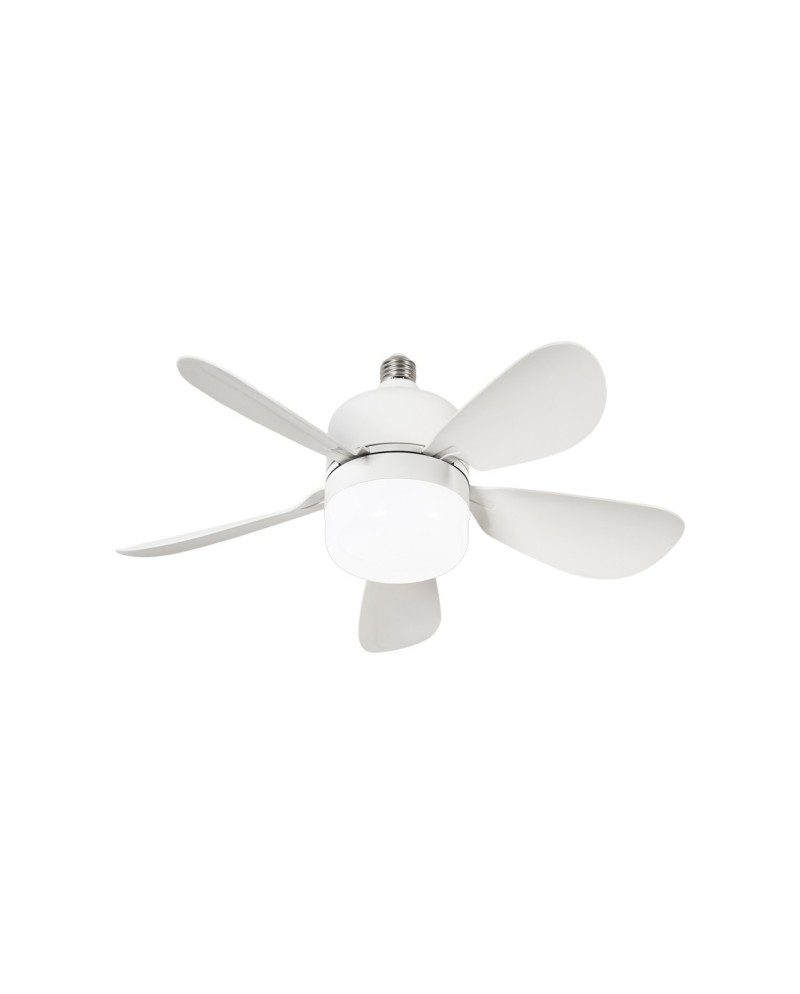 VENTILADOR NANO BLANCO 40CMS 5 PALAS - E-27