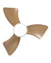 VENTILADOR TAURO BLANCO/MADERA 76CMS 3 PALAS LED 24W