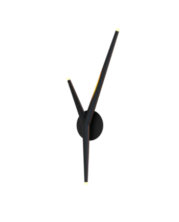 ARRECIFE APLIQUE ARRECIFE ( 3 L ) NEGRO LED 5,5W   3000K   450 LMS