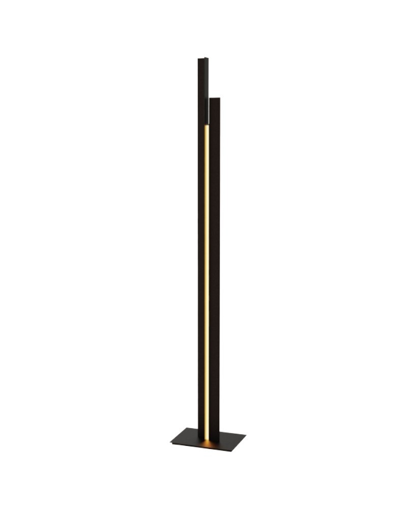 MANHATTAN PIE DE SALON 200CM NEGRO LED 48W   3000K   4200 LMS