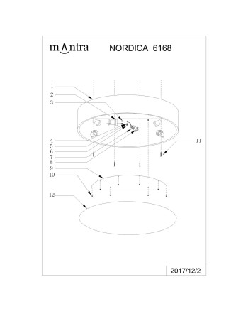 MINI * PLAFON 5L*E27  REDONDO D50 BLANCO