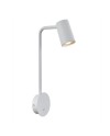 Sal Blanco * Aplique Led Gu10 Con Interruptor Blanco