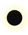 Bora Bora * Aplique Led Redondo Negro - 30W  2700K