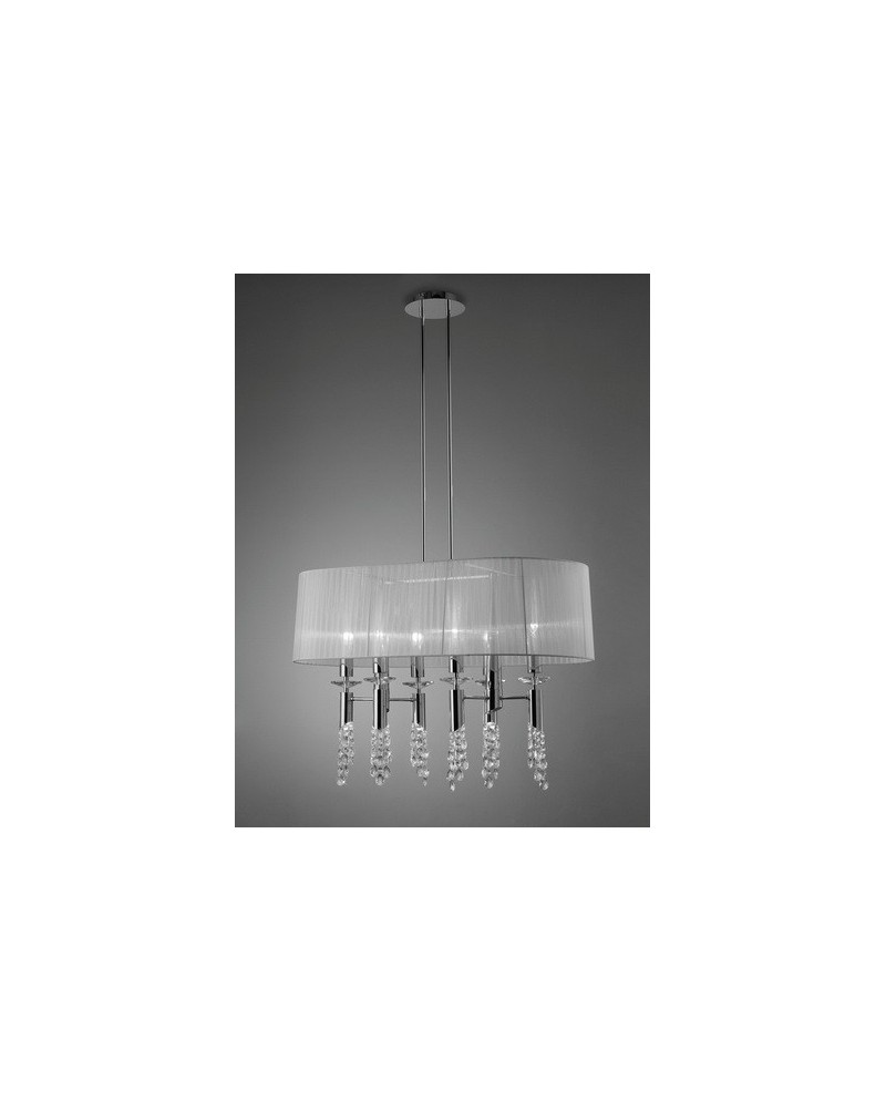 Tiffany*Cr* Lampara 6+6L (1 Pantalla)