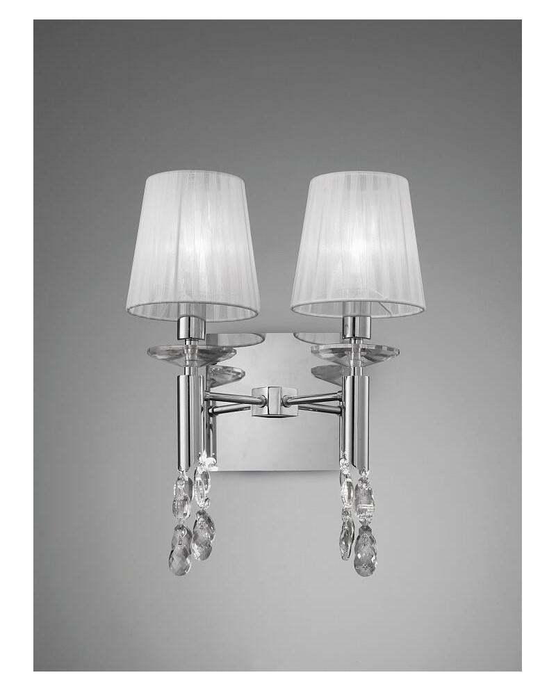 TIFFANY CROMO Aplique  2 x E14 (No Incl.)