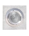 Basico Gu10 * Empotrable Cuadrado Nickel Satin