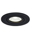 Basico Gu10 * Empotrable Redondo Negro