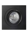 Basico Gu10 * Empotrable Cuadrado Negro