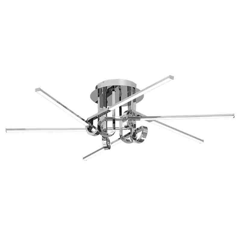 CINTO CROMO Plafón LED  LED 42W   3000K   3360 LMS