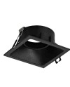 Comfort Gu10 * Empotrable Cuadrado Negro