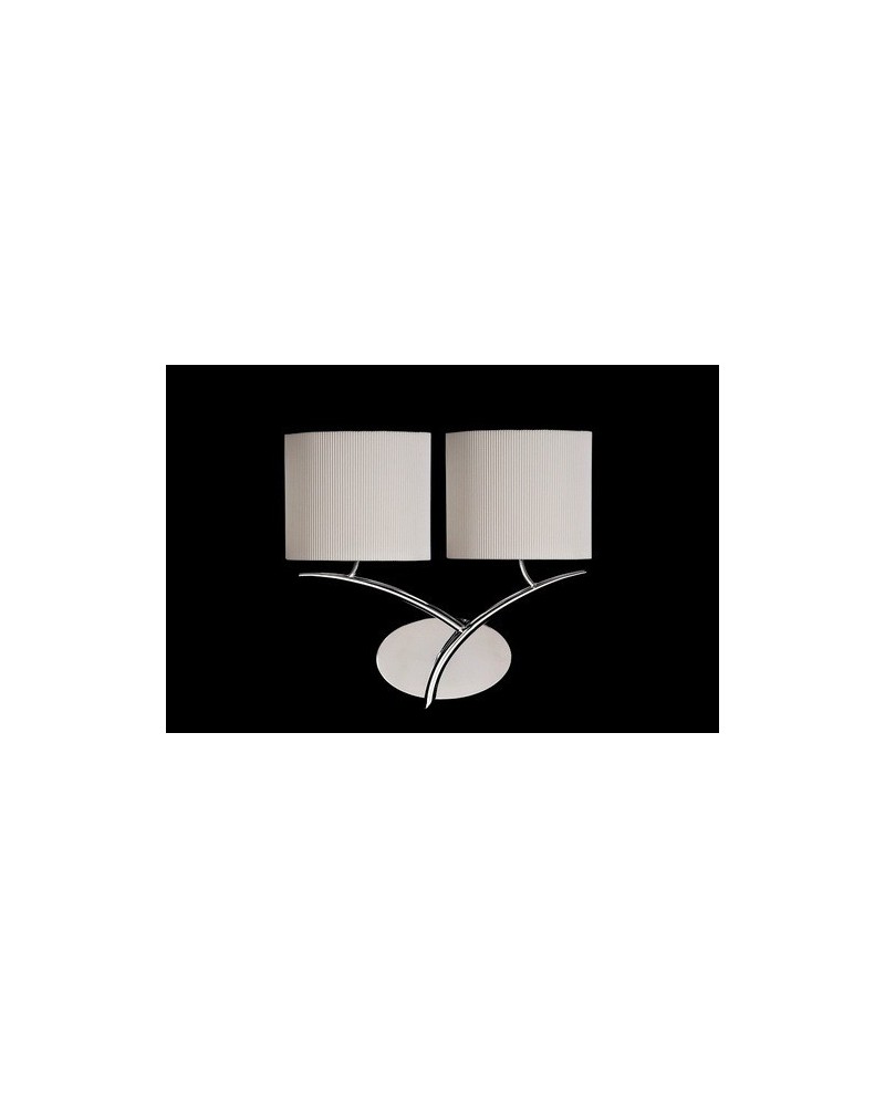 EVE CROMO P. BLANCA Aplique  2 x E27 (No Incl.)