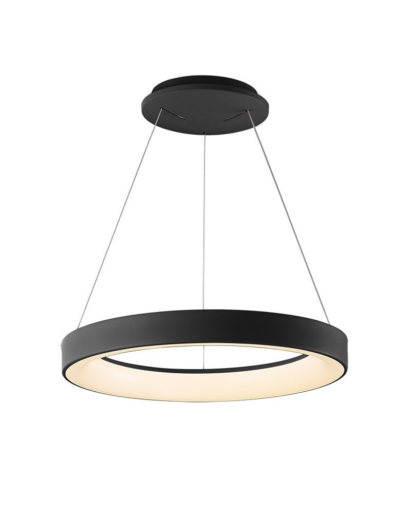 Niseko * Lampara 45 Cm - Con Mando - Negro