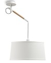 ***Des*** Nordica *Blanco/Madera* Lampara 1L