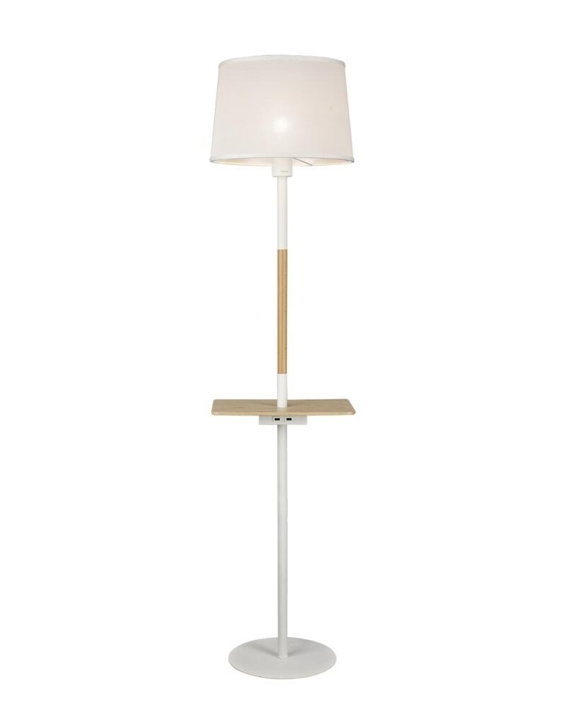 NORDICA II Pie De Salón  & USB Output 1 x E27 (No Incl.)