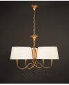 Paola*Oro* Lampara 6L (3 Brazos)