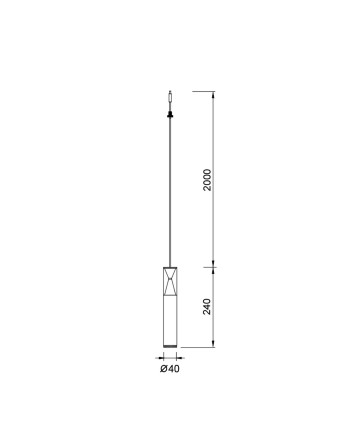 MODULAR LIGHT * COLGANTE SPARK BLANCO