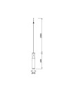 MODULAR LIGHT * COLGANTE SPARK BLANCO