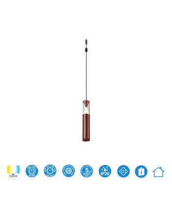 MODULAR LIGHT * COLGANTE SPARK ORO ROSA