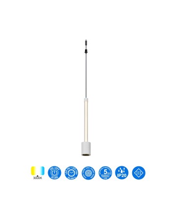 MODULAR LIGHT * COLGANTE FUGAZ BLANCO