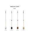 MODULAR LIGHT * COLGANTE FUGAZ BLANCO