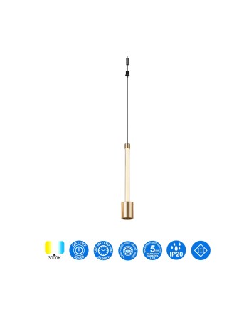 MODULAR LIGHT * COLGANTE FUGAZ ORO