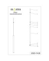 MODULAR LIGHT * COLGANTE CALA NEGRO