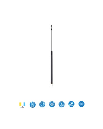 MODULAR LIGHT * COLGANTE MOANA NEGRO
