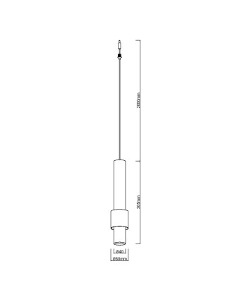 MODULAR LIGHT * COLGANTE CLIFTON BLANCO