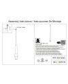 MODULAR LIGHT * COLGANTE CLIFTON NEGRO/ORO