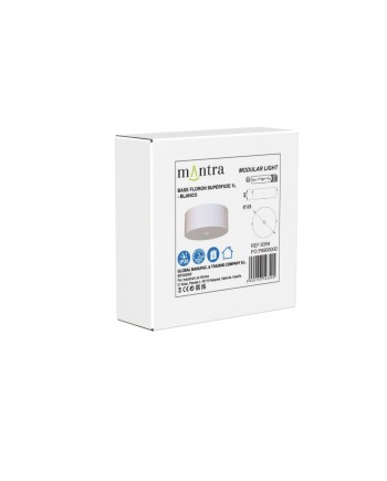 MODULAR LIGHT * BASE FLORON SUPERFICIE 1L - BLANCO