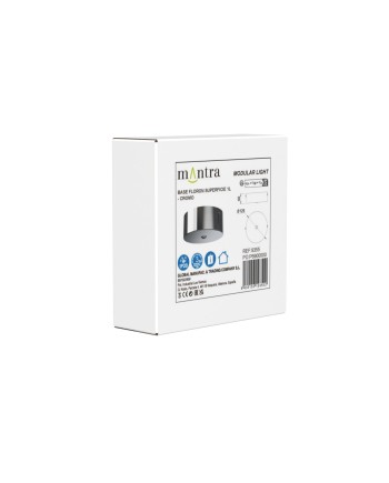 MODULAR LIGHT * BASE FLORON SUPERFICIE 1L - CROMO