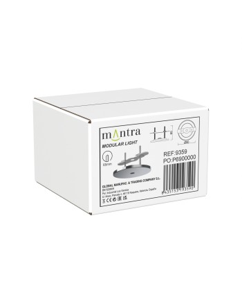 MODULAR LIGHT * BASE FLORON EMPOTRADO 1L - CROMO